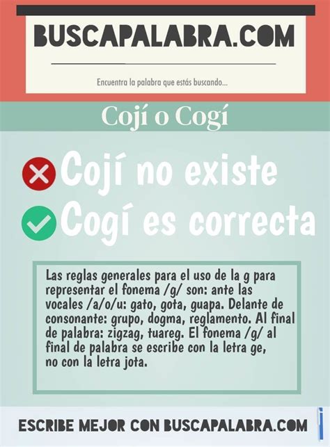 cogi o coji|Cogí 